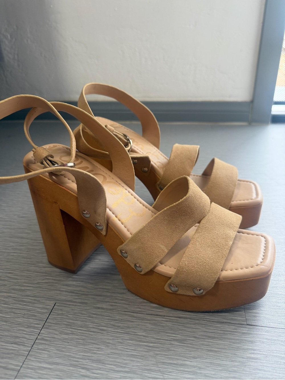 Sam Edelman Rosalind Platform Block Heel Sandal Size 9 NWOB - Picture 2 of 12